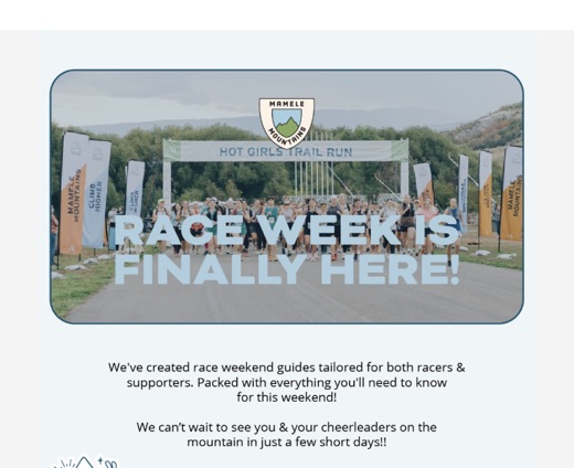 🏔️ Race Week is Here — See You on the Trail!