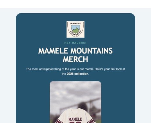 MAMELE MOUNTAINS MERCH 🏔️